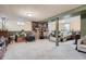 Open basement featuring carpeted flooring, and a bed for guests at 7005 S Ash Cir, Centennial, CO 80122