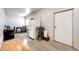 Spacious garage features durable flooring and ample storage space, with plenty of room for organizing tools and equipment at 26100 County Road 5, Elizabeth, CO 80107