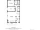 Second floor plan featuring living room, kitchen, primary bedroom, and balcony at 7700 W Glasgow Pl # 8C, Littleton, CO 80128