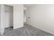 Spacious bedroom with closet space and plush carpeting at 7379 S Gore Range Rd # 304, Littleton, CO 80127
