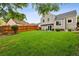 Grassy backyard featuring a privacy fence offers plenty of space for recreation and relaxation at 6342 Marshall St, Arvada, CO 80003