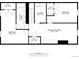 Lower floor plan showing recreation room and bedrooms at 3200 S Grape St, Denver, CO 80222