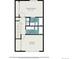 Floor plan of the residence showing layout of bedrooms, bathrooms, and laundry at 2644 Devonshire Ct, Denver, CO 80229