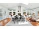 Bright dining room with vaulted ceilings and abundant natural light at 3608 S Newport Way, Denver, CO 80237