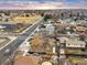 Aerial view showcasing home's location in neighborhood at 1390 E Southern St, Brighton, CO 80601