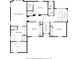 Upstairs floor plan displaying bedrooms with ensuite bathrooms and walk-in closets for optimal functionality at 24422 E Frost Dr, Aurora, CO 80016
