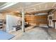 Spacious two-car garage with ample storage space and door to the outside at 1920 S Hannibal St # B, Aurora, CO 80013