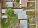 This aerial view of the property shows the roof and a well-maintained yard, complemented by mature landscaping at 7780 Osceola St, Westminster, CO 80030