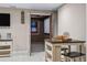 Basement including view into home theater room with table and chairs at 376 Dallas St, Denver, CO 80230