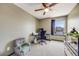 Bright bedroom with a large window, perfect for an office or guest room at 8827 Cloverleaf Cir, Parker, CO 80134