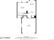 First floor floorplan featuring living room, dining area, kitchen, foyer and garage at 8827 Cloverleaf Cir, Parker, CO 80134