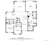 Detailed floor plan of the home showcasing the layout, dimensions, and placement of each room on the upper level at 22665 E Calhoun Pl, Aurora, CO 80016