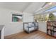 bedroom with hardwood flooring, ceiling fan, and closet at 1345 S Ivy Way, Denver, CO 80224