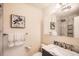 Bathroom featuring modern sink, toilet and shower at 2650 Hawthorne Pl, Boulder, CO 80304