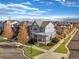 Beautiful gray two-story home featuring a welcoming front porch and professionally landscaped front yard at 1950 W 67Th Ave, Denver, CO 80221