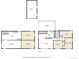 Detailed floor plan showcasing the layout of the two floors of the house at 7391 Dale Ct, Westminster, CO 80030