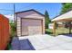 View of the detached garage and backyard shed at 7391 Dale Ct, Westminster, CO 80030