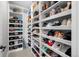 Spacious walk-in closet with custom shelves for shoes, hats and clothing at 6737 S White Crow Way, Aurora, CO 80016