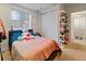 Bedroom with comfortable bed, window with blinds and a wardrobe at 3155 Kedleston Ave, Highlands Ranch, CO 80126