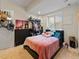 Bedroom with comfortable bed, window with blinds and a wardrobe at 3155 Kedleston Ave, Highlands Ranch, CO 80126
