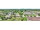 Aerial view of a charming neighborhood with mature trees and green spaces at 12444 Madison Way, Thornton, CO 80241