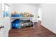 A bedroom contains a sturdy bunkbed and a colorful comforter at 8820 Poze Blvd, Thornton, CO 80229