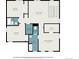 Upstairs floor plan featuring bedrooms, Gathering room, bathrooms, walk-in closet, and laundry room at 10506 Akron St, Commerce City, CO 80640