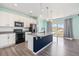 Well-equipped kitchen with sleek appliances and an island with a sink at 10506 Akron St, Commerce City, CO 80640