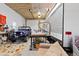 Spacious garage interior with ample room for vehicles and equipment, well lit and organized at 11343 E 163Rd Ct, Brighton, CO 80602