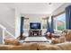 Living room boasts large windows and hardwood floors at 12973 Grant E Cir # A, Thornton, CO 80241
