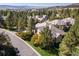 An overview of a lovely, peaceful neighborhood with well-maintained homes and green landscaping with mountain views at 3104 Ramshorn Dr, Castle Rock, CO 80108