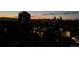 Picturesque twilight view of the city skyline from this property, with lights beginning to sparkle at 130 N Pearl St # 1001, Denver, CO 80203