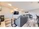 Modern living room with sleek furniture and views at 130 N Pearl St # 1001, Denver, CO 80203