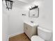 Bathroom with modern vanity and fixtures at 828 Mariposa St, Denver, CO 80204