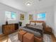Comfortable bedroom featuring a stylish platform bed and coordinating decor at 828 Mariposa St, Denver, CO 80204