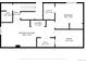Layout of the home's rooms and spaces at 828 Mariposa St, Denver, CO 80204