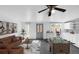 Spacious recreation room with a foosball table, modern furnishings, and natural light at 828 Mariposa St, Denver, CO 80204