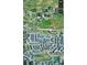 An aerial view shows how the neighborhood is organized with landscaped parks at 6805 Zebra Grass Ln, Parker, CO 80138