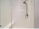 Bathroom shower features a built-in bench and modern fixtures at 6805 Zebra Grass Ln, Parker, CO 80138