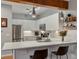 Bright kitchen featuring quartz countertops, white subway tile backsplash, and stainless steel appliances at 2524 Champa St # 1, Denver, CO 80205