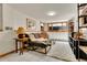 The basement living area is spacious and features a large window at 30122 Nancys Ln, Conifer, CO 80433