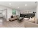 Inviting living room features a decorative fireplace and a stylish contemporary design at 7391 S Marion St, Centennial, CO 80122