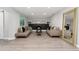 Comfortable living room with a black brick fireplace and stylish decor at 7391 S Marion St, Centennial, CO 80122