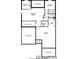 Floor plan showcasing basement with unfinished rooms and storage spaces at 901 Coal Bank Trl, Castle Rock, CO 80104
