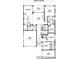Floor plan displaying layout of main level, including kitchen, bedrooms, and living spaces at 901 Coal Bank Trl, Castle Rock, CO 80104