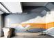 Spacious garage with unique mural, perfect for parking or creative projects at 1323 Elati St # 3, Denver, CO 80204
