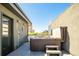 Relaxing rooftop deck featuring a hot tub with easy access from the house at 1323 Elati St # 3, Denver, CO 80204