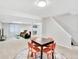 Open concept living room with recessed lighting, carpet, and a staircase at 13935 E Idaho Pl, Aurora, CO 80012
