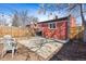 A cozy backyard featuring a patio and privacy fence, ideal for outdoor living at 279 Delaware St, Denver, CO 80223