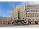 Unique Mayan-themed theater with intricate detailing and a prominent vertical facade, showcasing architectural grandeur at 279 Delaware St, Denver, CO 80223
